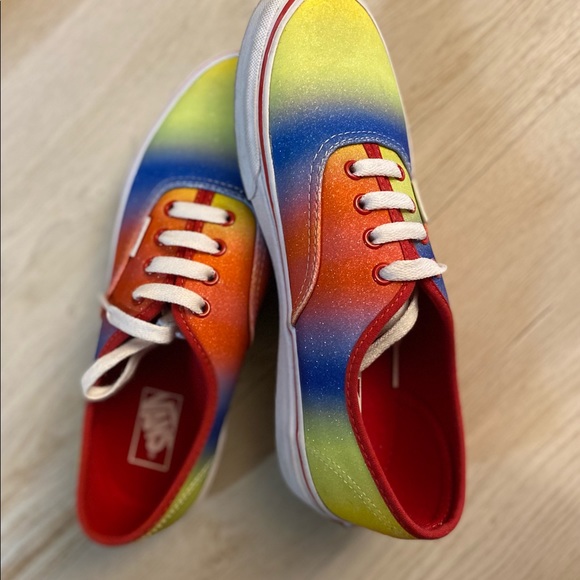 Rainbow Glitter Authentic Vans - Picture 2 of 4